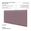 Bauen & Renovieren mollis mollis Premium Wandpaneel Rechteckig 30x60 cm – Akustik Wandpolster, Bettkopfteil & Raumteiler in 8 Farben | FSC® C114919 zertifiziert Holunderbe