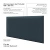 mollis Bauen & Renovieren mollis Premium Wandpaneel Rechteckig 30x60 cm – Akustik Wandpolster, Bettkopfteil & Raumteiler in 8 Farben | FSC® C114919 zertifiziert Navy Blue