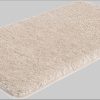 my home my home Sanremo Premium Bath Mat - 30mm Plush, Non-Slip, Fast-Drying Polyester Microfiber - Compatible with Underfloor Heating (Rectangular/Round/3-Piece Set Options) sand Badematten