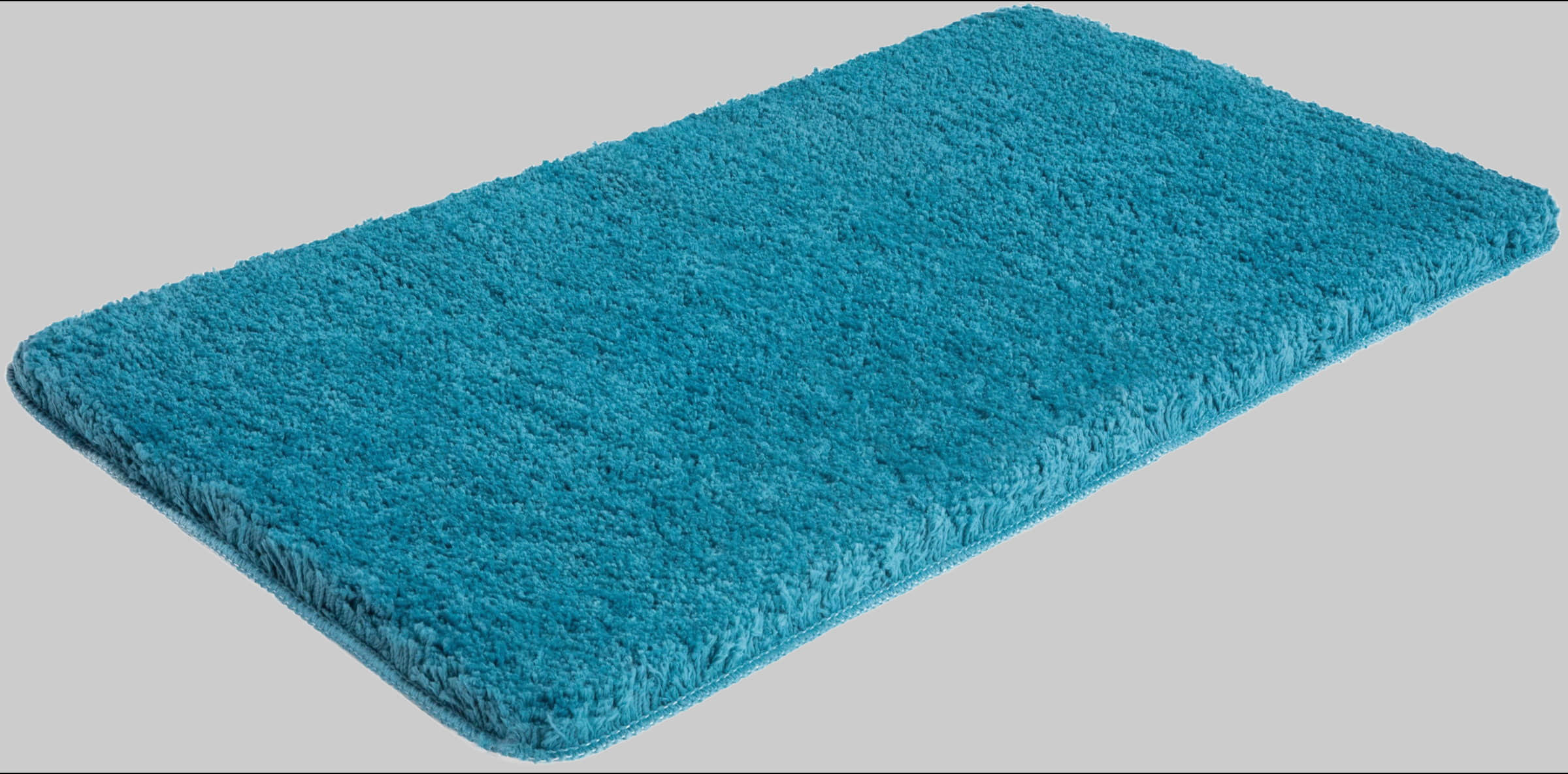 my home Badematten my home Sanremo Premium Bath Mat - 30mm Plush, Non-Slip, Fast-Drying Polyester Microfiber - Compatible with Underfloor Heating (Rectangular/Round/3-Piece Set Options) smaragd
