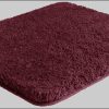 Badematten my home my home Sanremo Premium Bath Mat - 30mm Plush, Non-Slip, Fast-Drying Polyester Microfiber - Compatible with Underfloor Heating (Rectangular/Round/3-Piece Set Options) brombeer