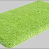 my home Badematten my home Sanremo Premium Bath Mat - 30mm Plush, Non-Slip, Fast-Drying Polyester Microfiber - Compatible with Underfloor Heating (Rectangular/Round/3-Piece Set Options) hellgrün