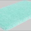 my home Sanremo Premium Bath Mat - 30mm Plush, Non-Slip, Fast-Drying Polyester Microfiber - Compatible with Underfloor Heating (Rectangular/Round/3-Piece Set Options) ice blue my home Badematten