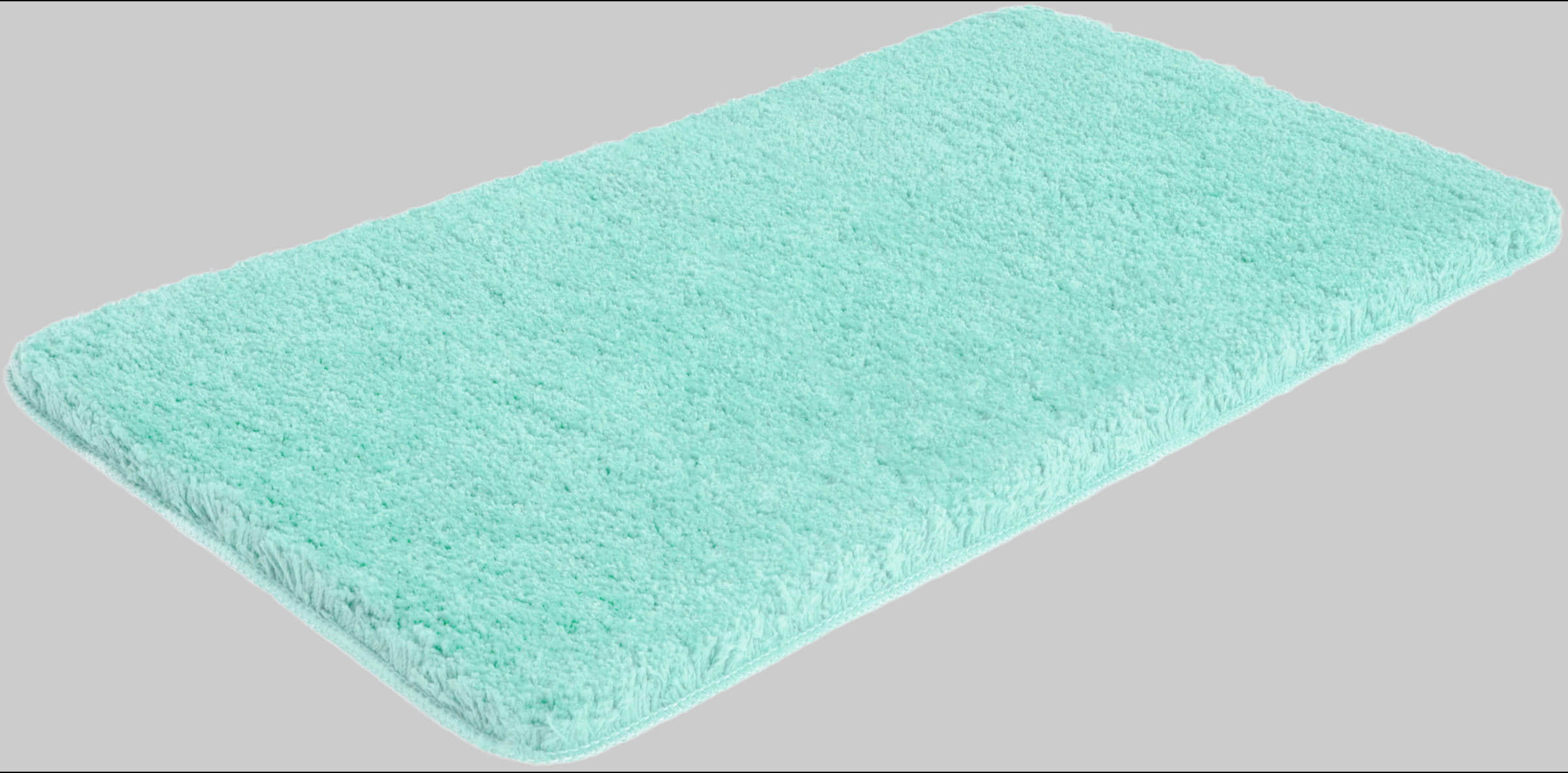 my home Sanremo Premium Bath Mat - 30mm Plush, Non-Slip, Fast-Drying Polyester Microfiber - Compatible with Underfloor Heating (Rectangular/Round/3-Piece Set Options) ice blue my home Badematten