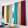 my home Vorhang »Raja« 2er-Set (140x250 cm) - Moderner Sichtschutz aus pflegeleichter Mikrofaser | Einfarbig, blickdicht, mit Kräuselband | Beige/Champagner/Grau champagner my home Gardinen