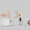 rauch ASTANA Sliding Door Wardrobe - German-Made with Silent Doors, Full-Length Mirror & Storage Boxes (Multiple Sizes) weiß/eiche Schränke rauch