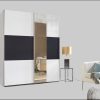 Schränke rauch rauch ASTANA Sliding Door Wardrobe - German-Made with Silent Doors, Full-Length Mirror & Storage Boxes (Multiple Sizes) weiß/grau-