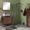 welltime Waschbeckenunterschrank Trento | 60 cm Breite | Moderne Badmöbel in verschiedenen Farben | Hochwertige Beckenunterschrank auf Füßen | Made in Germany cannello e Schränke welltime